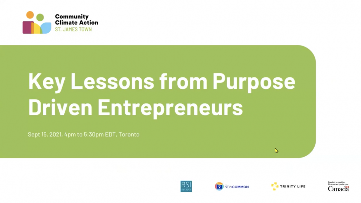 Key Lessons from Purpose-driven Entrepreneurs